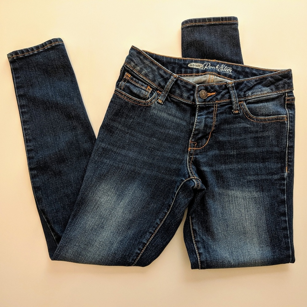 Old Navy Rockstar jeans 2R(26) dark wash